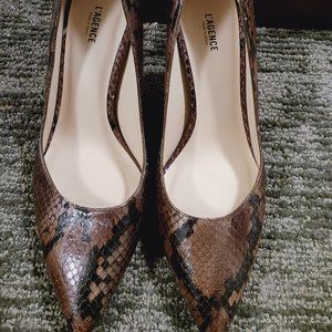 Snake Print Eloise Classic Pumps